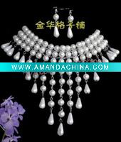 Wholesale Wedding dress necklace bridal jewelry necklace sets