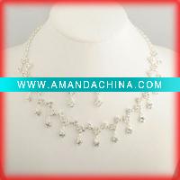 Wholesale 2011 Fashion alloy jewelry set/necklace sets/bridal jewelry sets/wedding jewelry/beads jewelry sets