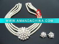 Wholesale Wedding dress necklace bridal jewelry necklace sets