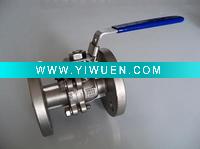 Wholesale 2pc stainless steel flanged ball valve