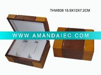 Wholesale wooden couple watch box--THW838
