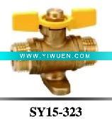 Wholesale SY15-323 Brass Ball Valve with Yellow Al Handle