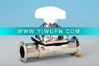 Wholesale sanitary grade stainless steel manual clamp diaphragm valve