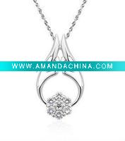 Wholesale Sunvary Wing of Hope 925 Sterling Silver Necklace