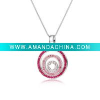 Wholesale 2011 NEW! 925 sterling silver necklace, constume jewelrys