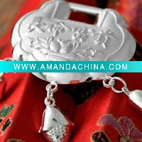 Wholesale Myshine newest sterling silver necklace baby gift