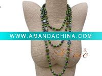Wholesale AAA colourful punch pearl necklace SM6-052