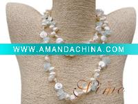 Wholesale AAA colourful punch pearl necklace SM6-250