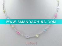 Wholesale Fashion glass necklace