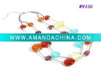 Wholesale multicolor murano glass necklace