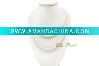 Wholesale 6.5-7mm White Freshwater Pearl Necklace