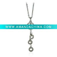 Wholesale White clear vogue jewelry necklace