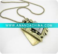 Wholesale Retro Love Letter Pendants Necklace