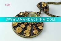 Wholesale fashion sweater chain Palace retro necklace