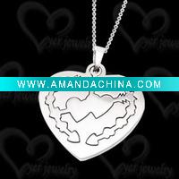 Wholesale custom stainless steel pendant fashion 316l stainless steel pendant necklace jewelry