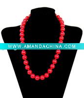 Wholesale fashion red necklace