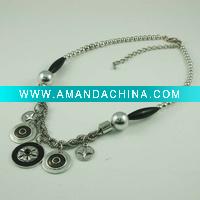 Wholesale Newest design necklace,black tone necklace BV06232