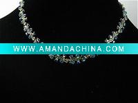Wholesale 2010 fashion alloy zircon necklace