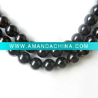 Wholesale Round Red Garnet Beads Necklace Jewelry