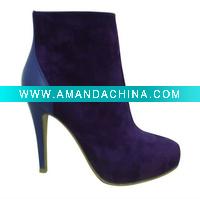 Wholesale Latest Women fashion suede ankle Booties