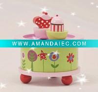 Wholesale wooden dancing ballerina music box for kids gifts