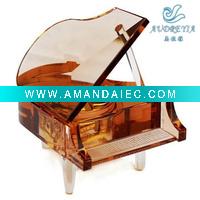 Wholesale 2010 Moden crystal gift/Crystal Music Box (AC-MB-007)