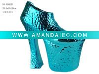 Wholesale Ceramic electroplating high heel ornament