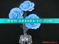 Wholesale home decoration valentine's gift artificial crystal flower