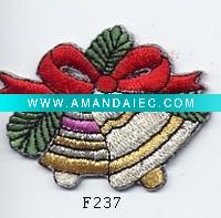 Wholesale Embroidery patch of holiday gift- for Christmas Day