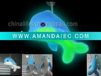Wholesale photo luminescent glowing /glow in the dark dolphin toy