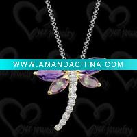 Wholesale 925 silver pendant animal setting stones