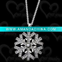 Wholesale 925 silver pendant setting white stone