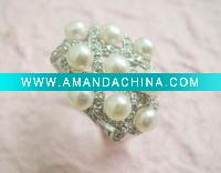Wholesale 925 sterling silver ring with fresh water pearl