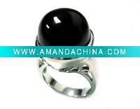 Wholesale fashion silver ring with stone