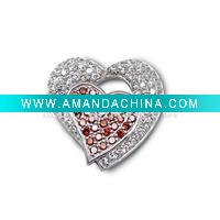 Wholesale Hot! !wholesale 925 sterling silver jewelry, fashion jewelry, fashion silver pendant with unique cz stone, welcome OEM or ODM o