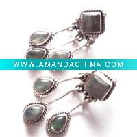 Wholesale silver earring , sterling silver jewelry , gemstone jewelry