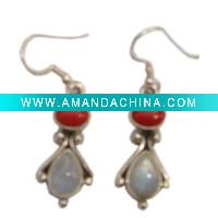 Wholesale silver earring , sterling silver jewelry , gemstone jewelry