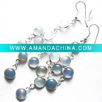 Wholesale silver earring , sterling silver jewelry , gemstone jewelry