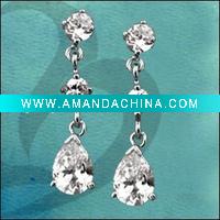Wholesale Hot Selling Silver Earring Jewelry