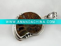 Wholesale Sterling Silver Pendant, Semiprecious Pendant