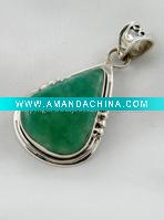 Wholesale Sterling Silver Pendant, Semiprecious Pendant