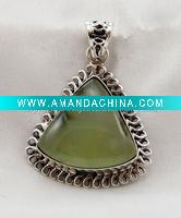 Wholesale Sterling Silver Pendant, Semiprecious Pendant