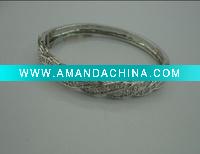 Wholesale fashion silver bangle