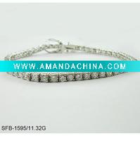 Wholesale Wholesale Fashion Silver Jewelry Bangle