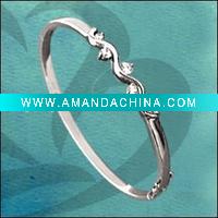 Wholesale fashion 925 brand silver bangle