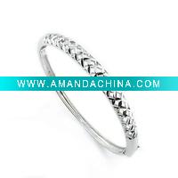 Wholesale Popular design 925 sterling silver bangle