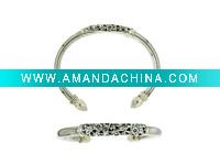 Wholesale silver bangle jewelry (Custom Design Welcome)