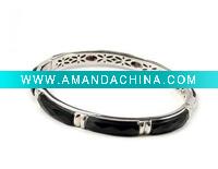 Wholesale 925 sterling silver jewelry,925 silver jewelry,silver bangle with gemstone HF-12956