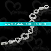2010 fashion wholesale 925 sterling silver bracelet