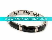 Wholesale 925 sterling silver jewelry,925 silver jewelry,silver bangle with gemstone HF-12958